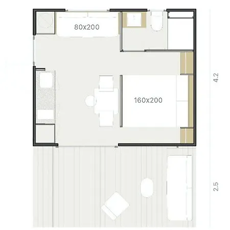 Κάμπινγκ Mobil Avec Terrasse A - Api-1-52-463 Σαν Σεμπαστιάν